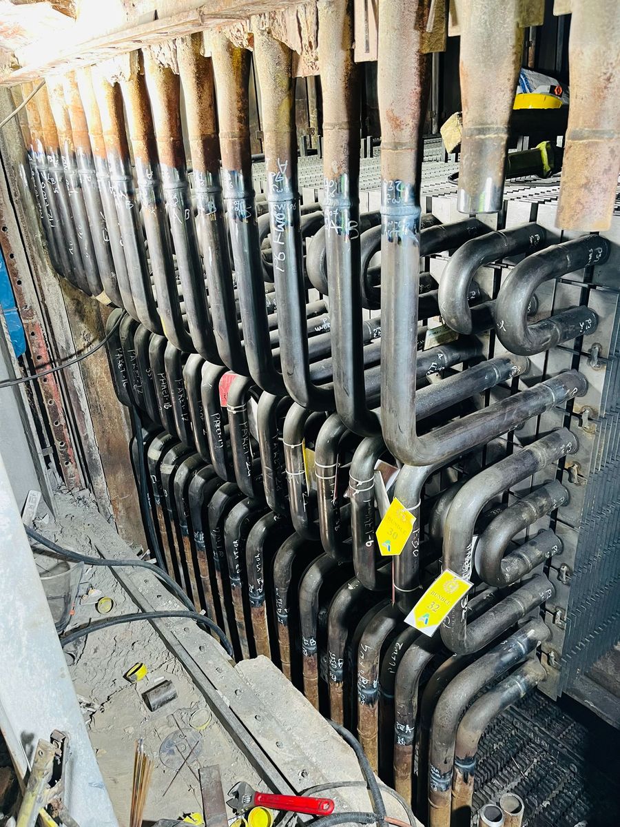 Akset Enerji 400 t/h buhar kazanı ekonomizer boruları 3