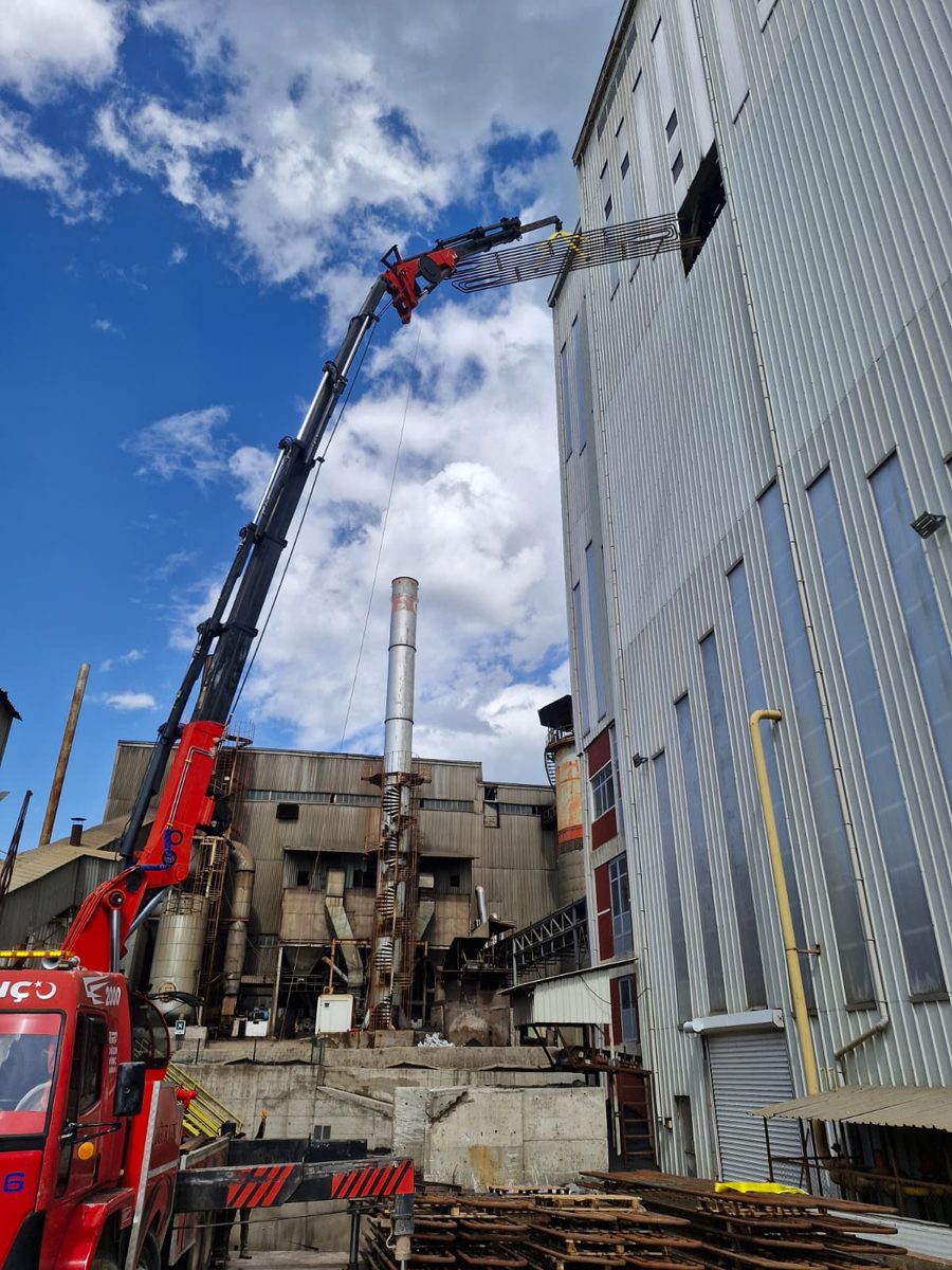 Yozgat Şeker Fabrikası buhar kazanı kızdırıcı boruları 2