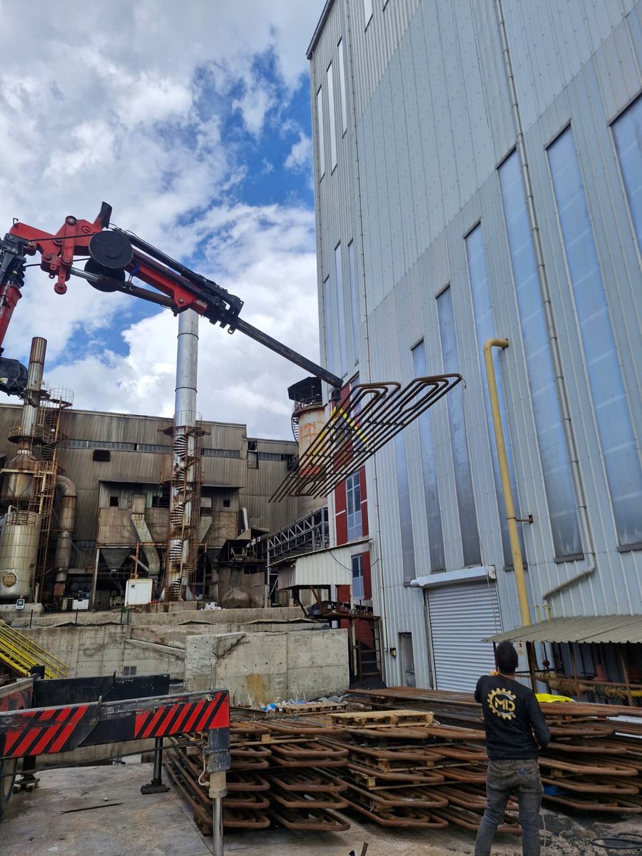 Yozgat Şeker Fabrikası buhar kazanı kızdırıcı boruları 4